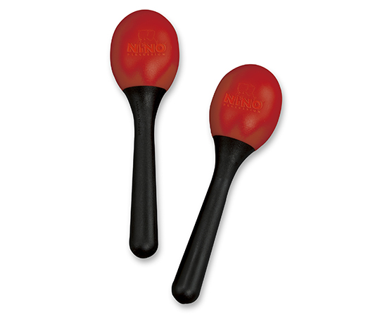 プラスチックマラカス(小) 赤 NINO569R