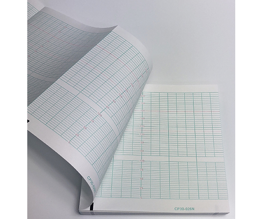 分娩監視用記録紙 幅152mm×長30m/折150mm（折り畳み型・赤境界線） 20冊入 CP30-026N