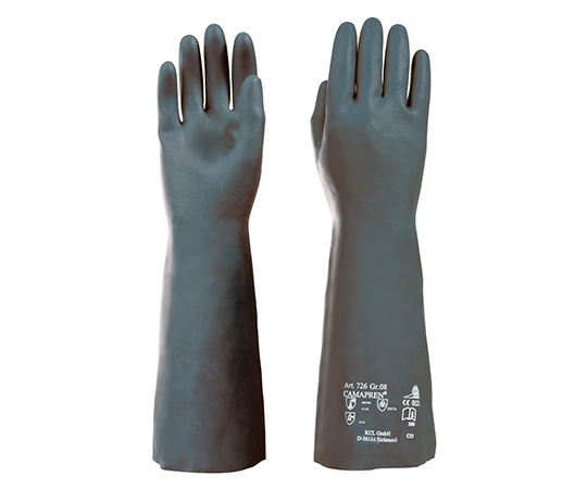 耐酸・耐アルカリ手袋 カマプレン 1双/袋 サイズ8（M）072608141E