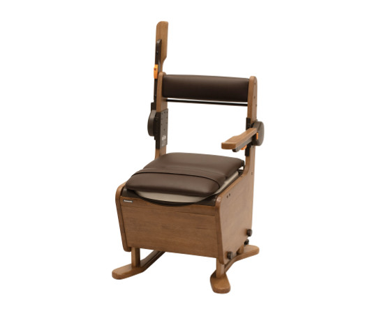 家具調トイレ＜座楽＞ひじ掛けはね上げ あたたか便座 ミディアムブラウン PN-L23408MB