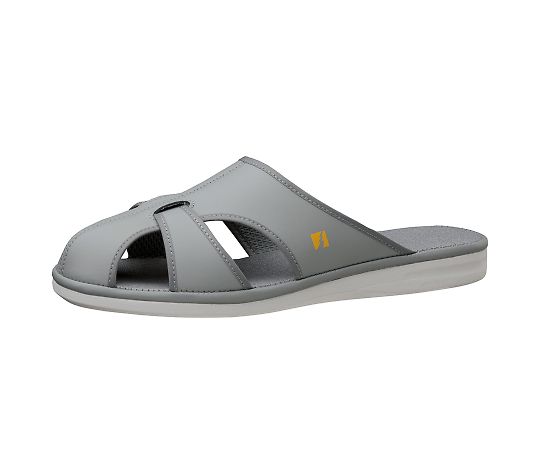 男女兼用 静電作業靴 サンダルタイプ PS-01ライトS グレイ 3L　PS-01LS-GY-3L