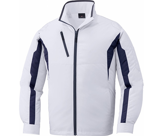 空調服長袖ジャケット シルバー 4L 87060