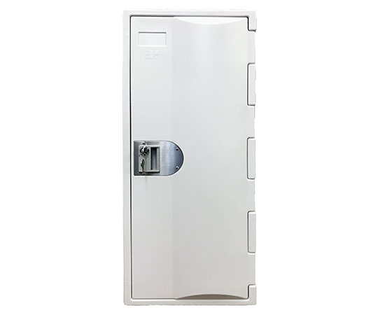 樹脂製耐酸キャビネット＆薬品保管庫 白 TPLA-H385L-WT