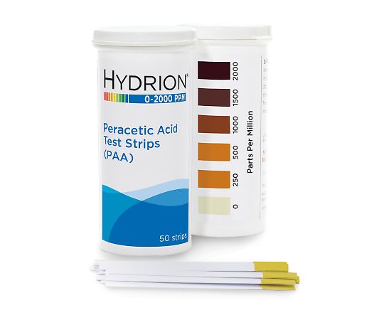 過酢酸（PAA）試験紙 0～2000ppm 50枚入 PAA-2000