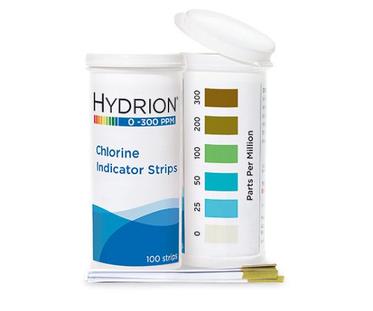 塩素試験紙 0～300ppm 100枚入 CH-300