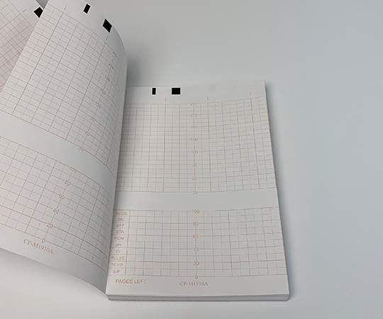 分娩監視用記録紙 幅150mm×長15m/折100mm（折り畳み型） 40冊入 CP-M1910A