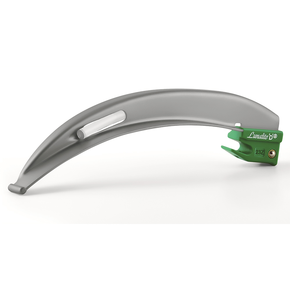 MPIﾌｧｲﾊﾞｰｵﾌﾟﾃｨｯｸ喉頭鏡 ﾃﾞｨｽﾎﾟｰｻﾞﾌﾞﾙ･ﾌﾞﾚｰﾄﾞ ﾏｯｷﾝﾄｯｼｭ型ﾌﾞﾚｰﾄﾞ ｻｲｽﾞ4 全長155mm 1箱(10本入) M-401-04