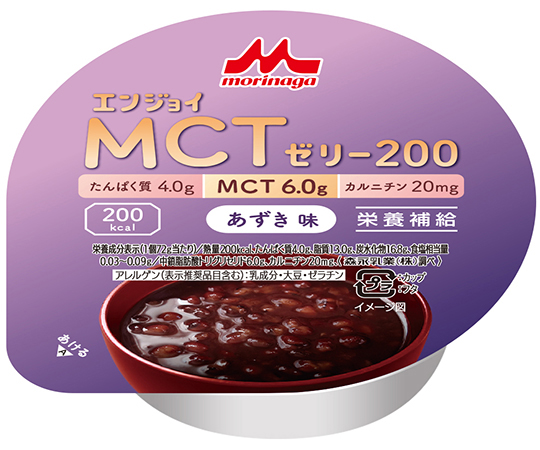 エンジョイMCTゼリー200 （栄養補助食品） あずき味 24個入 655605