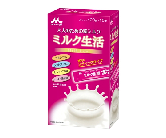 大人のための粉ミルク　ミルク生活 スティック 1ケース（10本×12箱入）