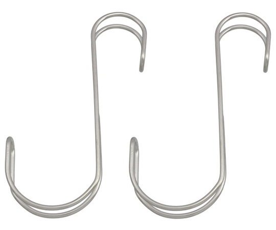 横ブレ安定S字フック 大 ステンレス 2個入 95351