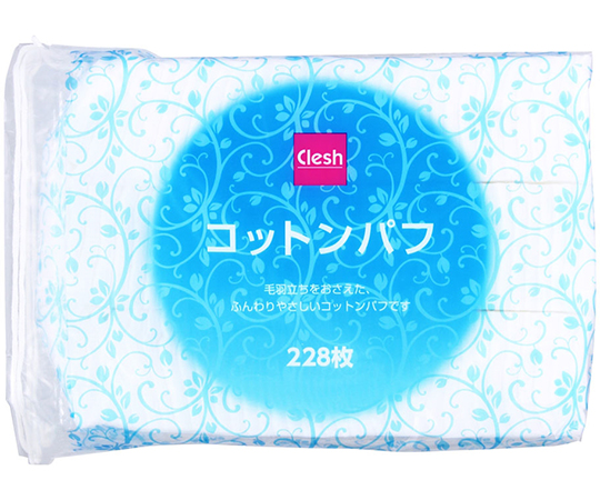 Clesh コットンパフ 228枚入
