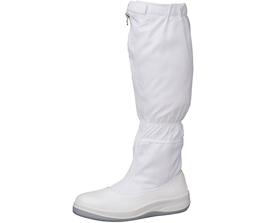 JIS規格 静電安全靴 クリーンルームシューズ MSCR1200 フード ホワイト 23.5cm MSCR1200-H-23.5