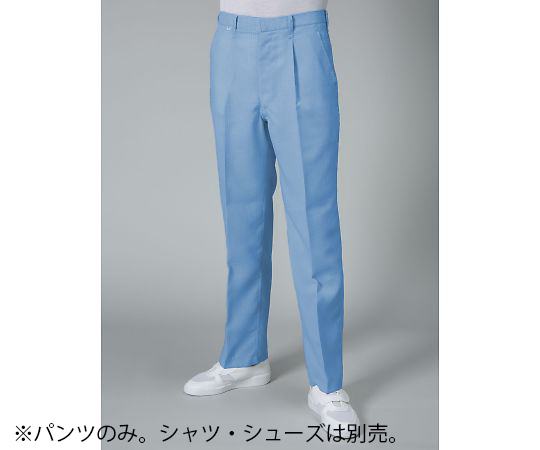 ESD対策パンツ（男性用） 青 L JG3502-02 L