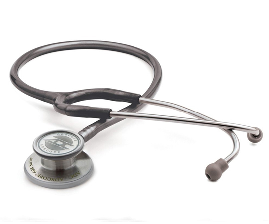 ADスコープ クリニシャンステトスコープ パウダーブラックグレー AD703PBG