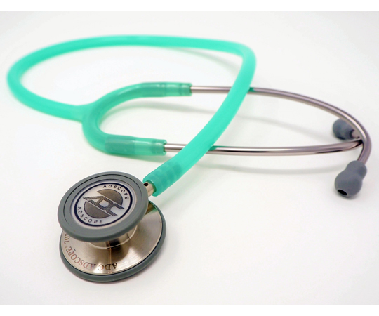 ADスコープ クリニシャンステトスコープ フロスティエメラルド AD703FE