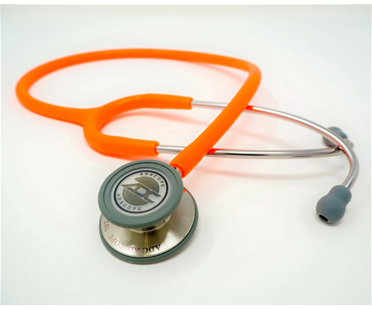 ADスコープ クリニシャンステトスコープ ネオンオレンジ AD703NO