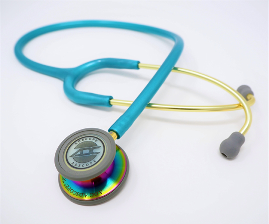 ADスコープ クリニシャンステトスコープ パウダーカリビアン（レインボーエディション） AD703RPC