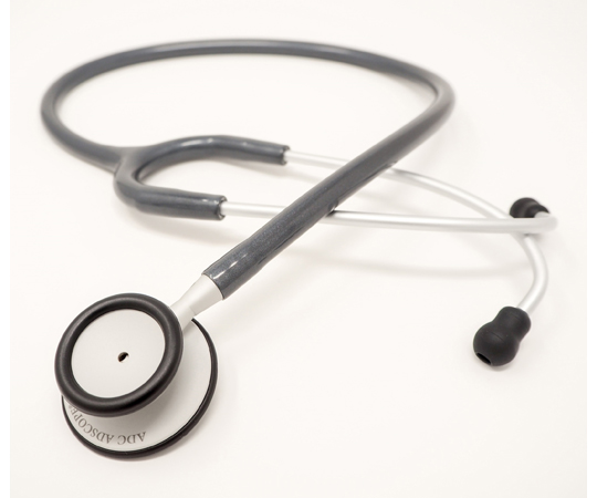 ADスコープ クリニシャンステトスコープライト パウダーブラックグレー AD709PBG