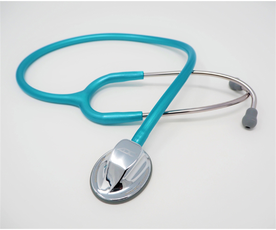 ADスコープ プラチナムクリニシャンステトスコープ パウダーカリビアン AD715PC