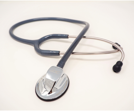 ADスコープ プラチナムクリニシャンステトスコープ パウダーブラックグレー AD715PBG