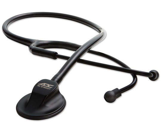 ADスコープ プラチナムクリニシャンステトスコープ オールブラックエディション AD715ABK