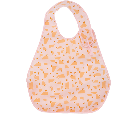 こぼれないお食事エプロン ピーチ 403734