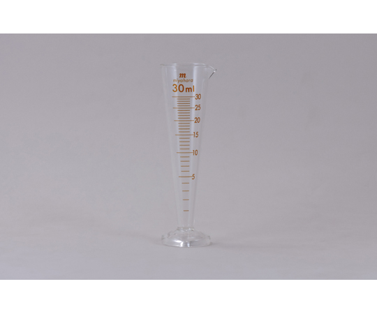 液量計（円錐型） 茶目盛 30mL mg30