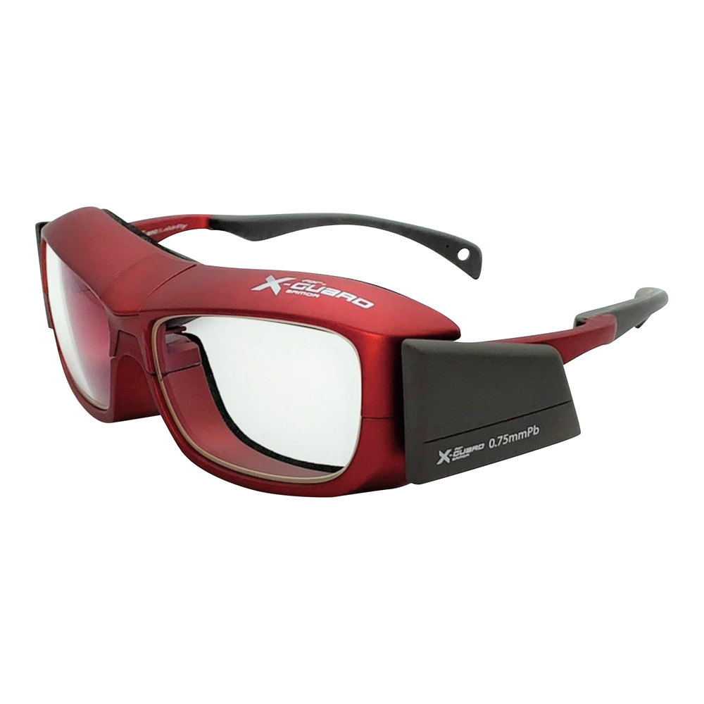 放射線防護グラス Xガード アーマー イタリアンレッド XGAIR