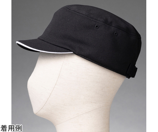 作業用保護帽 abonet JOB フラット EVA ブラック 2612