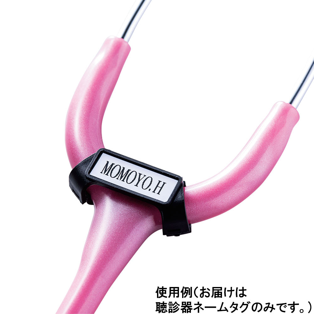 聴診器ネームタグ ST-2 1個入 ブラック 1095D401