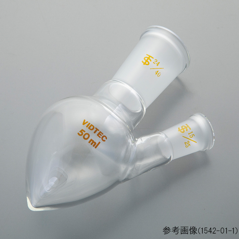 二ツ口梨形フラスコ 1000mL 24/40-15/25 1542-08-1