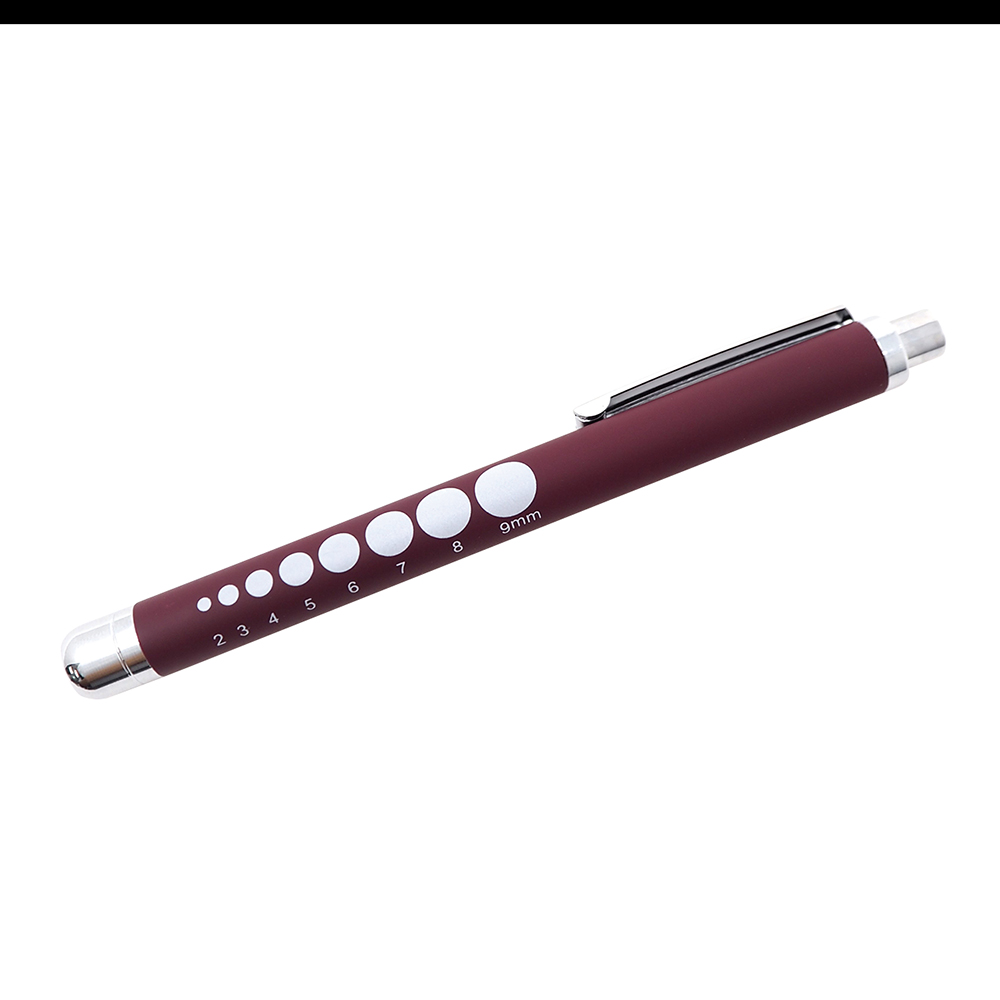 軽量ホワイトLEDペンライト バーガンディ SM-311BD