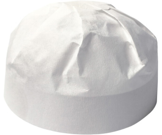 ヘルメット用使い捨てインナー紙帽子　直径約19cm 50枚入　12790