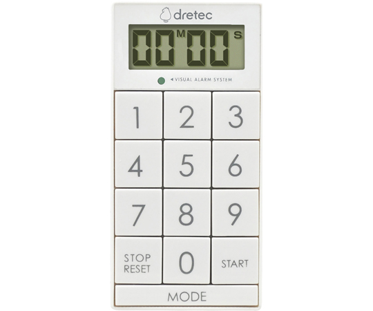 デジタルタイマー「スリムキューブ」 ホワイト T-617WT