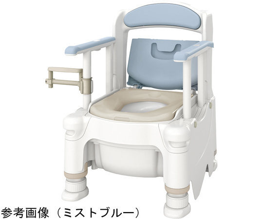 ポータブルトイレFX－30S　ソフト便座　　ミストブルー 532-953