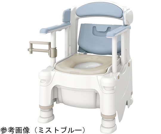 ポータブルトイレFX－30　ソフト便座　　ミストブルー 532-959