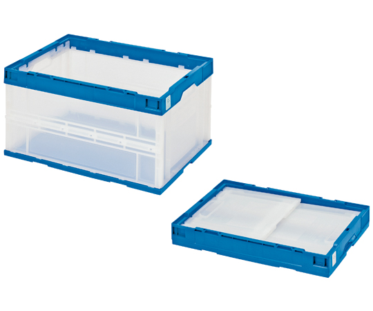 エコタイプオリタタミコンテナ 75L透明タイプ STS7DB　1個