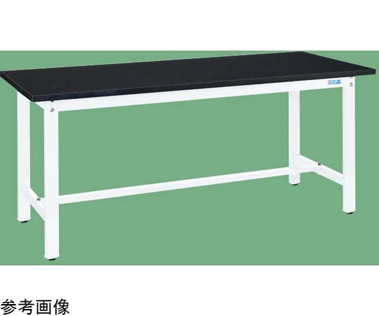 実験用中量作業台 抗菌パールホワイト（CHC/特殊アクリル系樹脂）1200×750×800mm CHC-1275W