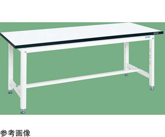 実験用中量作業台 抗菌パールホワイト（CFM/メラミン天板）1200×750×705mm CFM-1275