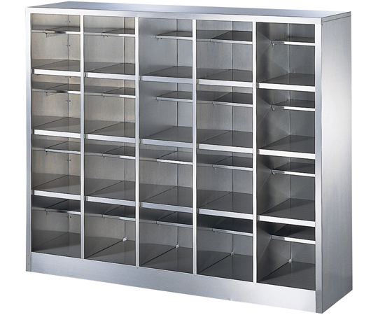 オープンステンレスシューズボックス 5列4段（20人用） BS-SUS20W