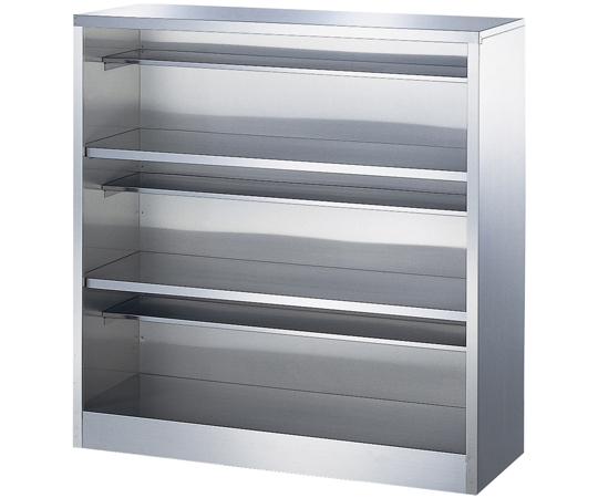 オープンシューズボックスステンレス 1列3段（12人用） BA-SUS9