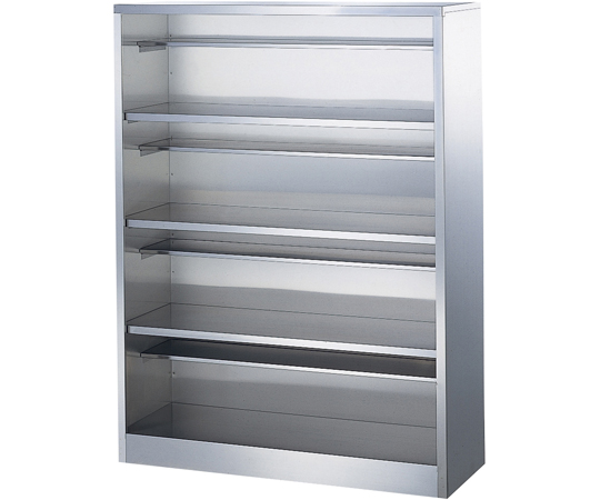 オープンシューズボックスステンレス 1列4段（16人用） BB-SUS9