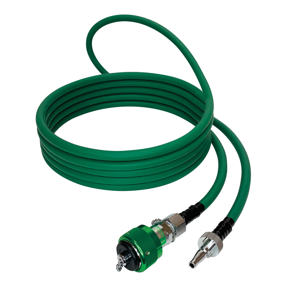 医療ガス配管二次機器用アウトレットバルブ付属延長ホース（NO-VAS）酸素用 ピン　20799311