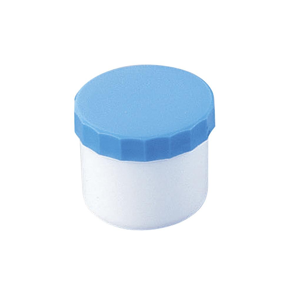 プラ軟こう壺（深型）33mL 1箱100個入 青 EOG滅菌済 30