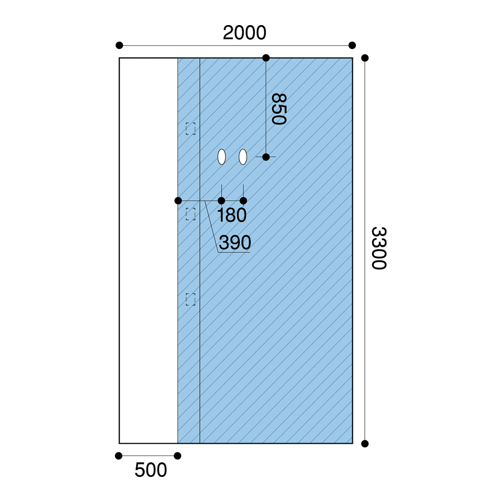 カテ検査用ドレープ フェモラール 1箱（1枚／袋×10袋入） 22706