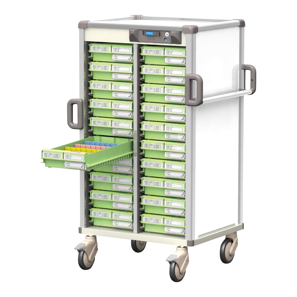 Nカート与薬ロングシリーズ20床用 MCR377HT(AS1)