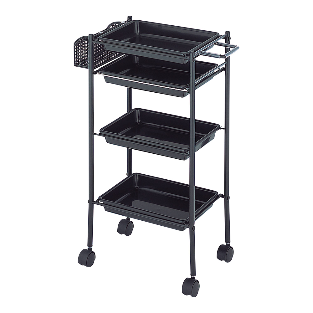 トレーワゴン（C-305） 510×280×835mm ブラック