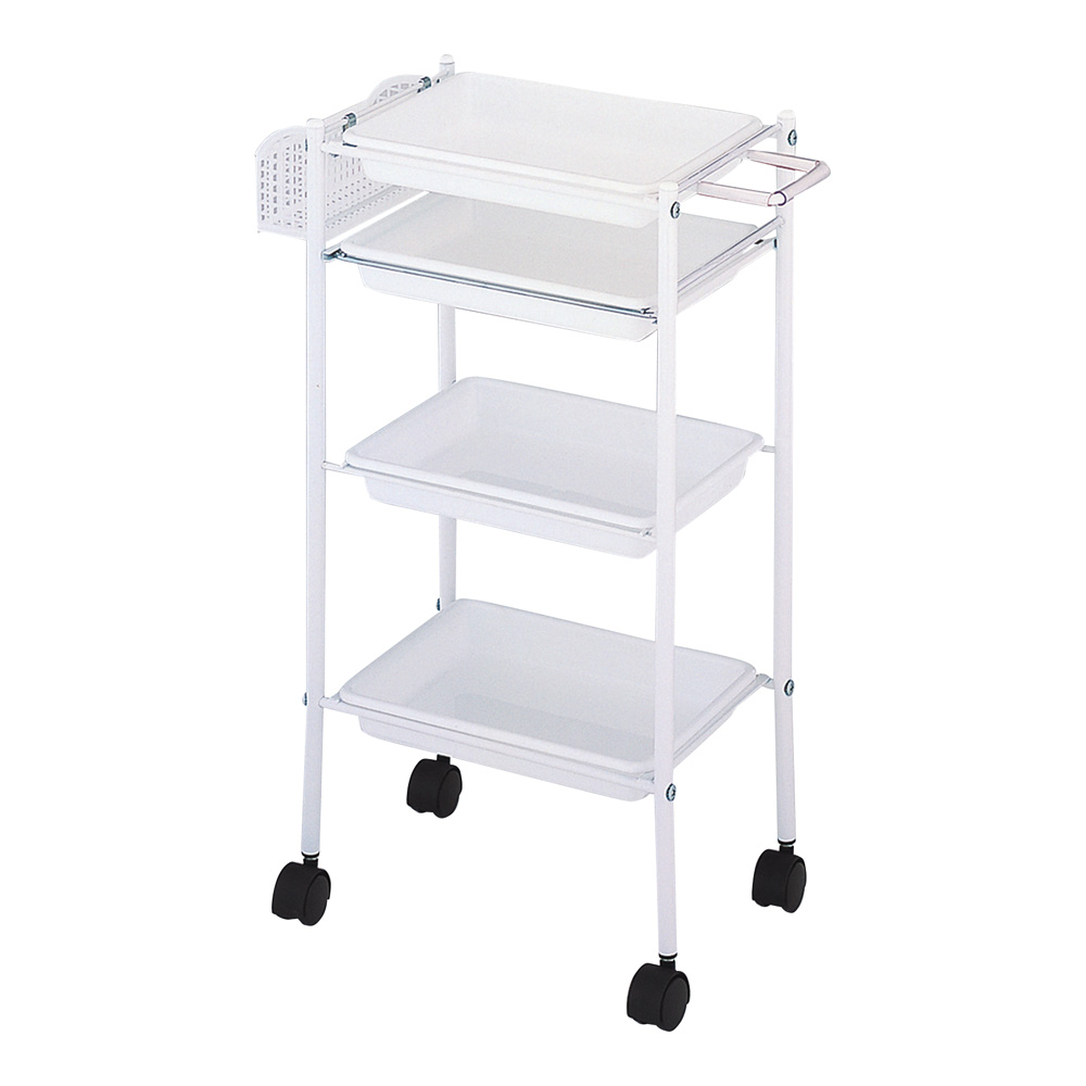 トレーワゴン（C-305） 510×280×835mm ホワイト