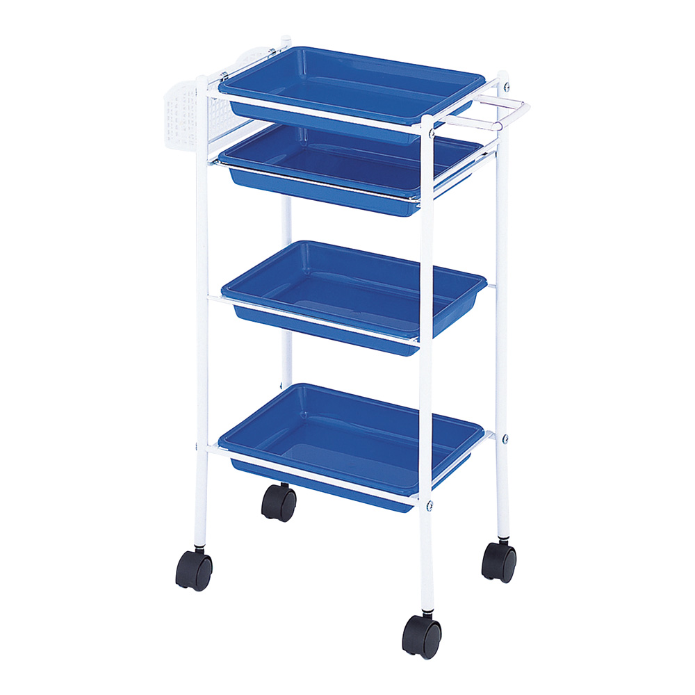 トレーワゴン（C-305） 510×280×835mm ブルー