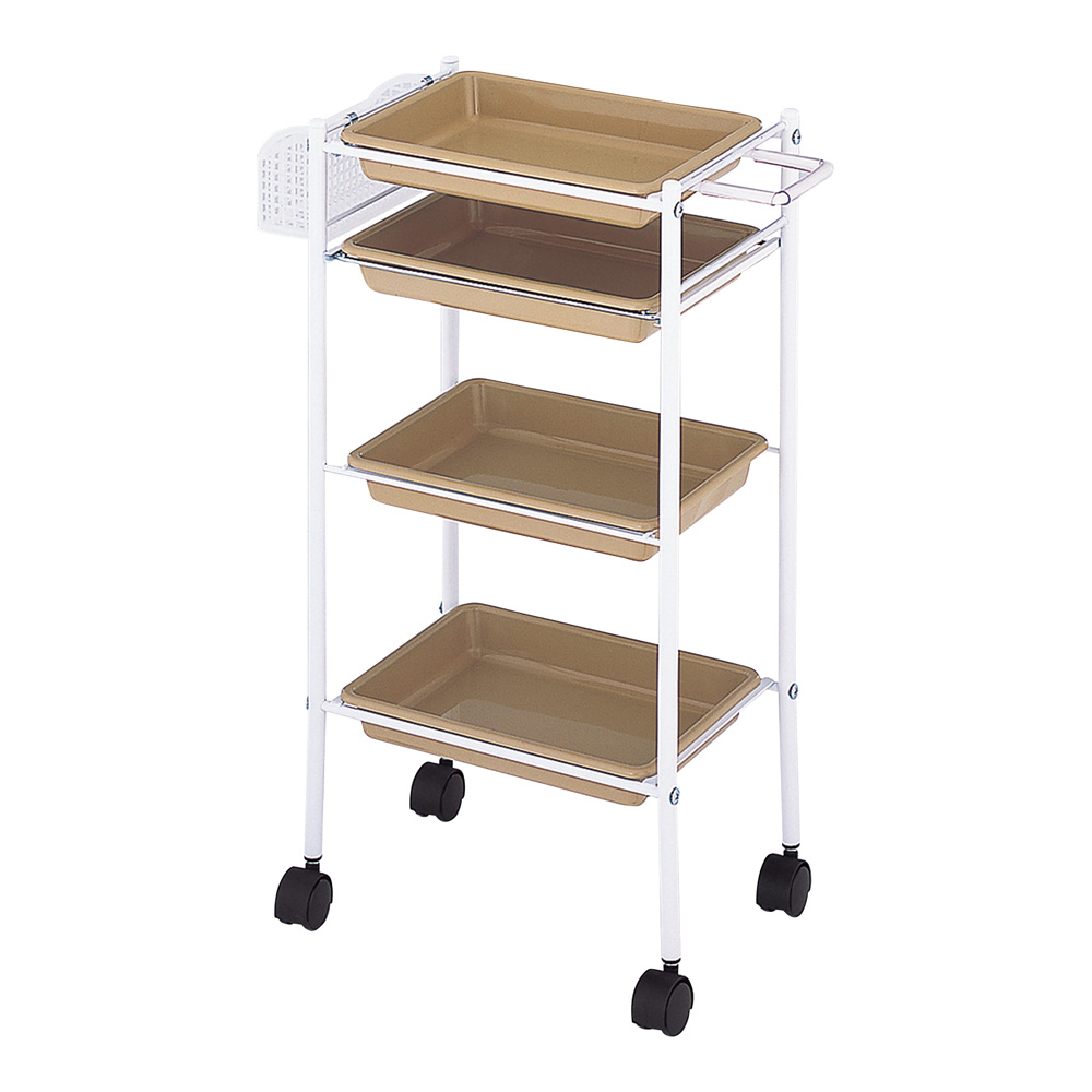 トレーワゴン（C-305） 510×280×835mm ナチュラル